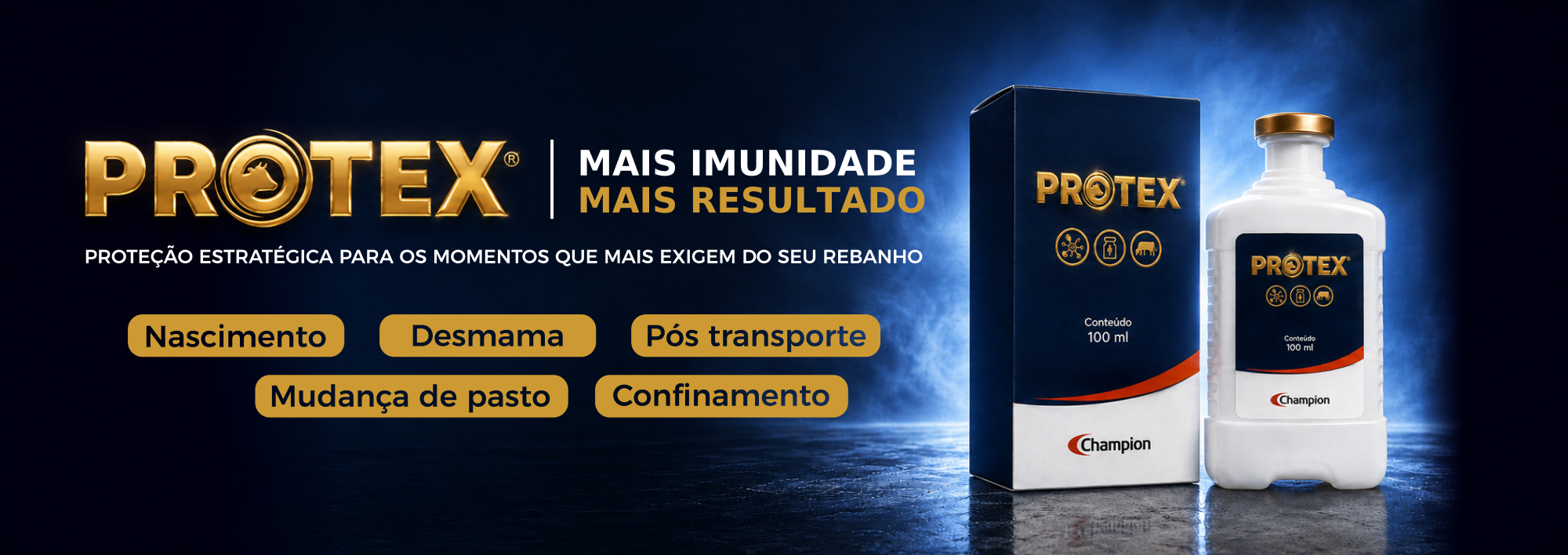 Linha Protex Champion no campo