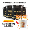 Combo Campeão: 4 VER-MI-SAL 1.110 kg + A.D.E 5 kg de brinde!